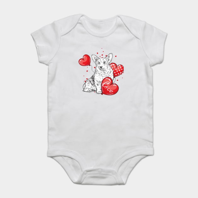 Little Adorable Baby Bodysuit by designdaking